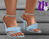 Shimmer Heels blue
