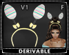Egg Headband Yellow V1 F