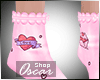 ! LOVEU Pink Socks
