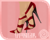 *T* Red Gladiator Pumps