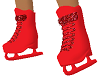 ice skates red F