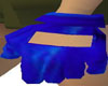 Womens Blue Biker Gloves