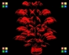 (VH) Red Deco Pot Plant