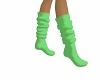 light green wool socks