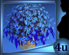 4u Blue Flower Basket