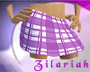 Plaid *Purple Miniskirt