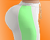 White/Lime Pants