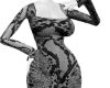 Snakeskin Catsuit B/W
