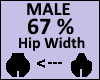 Hip Scaler 67% Male