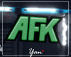 CJ AFK Sign Green