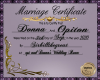 D&0 Marriage Certificate