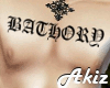 ]Akiz[ "Bathory" Tattoo