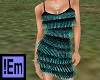 !Em Teal Fringe Flapper 