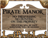 [LPL] Pirate Manor Sign