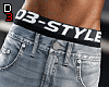 Ⓓ Baggy Grey Jeans