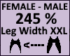 Leg Thigh 245% XXL