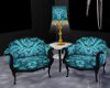 Teal Table n Chairs