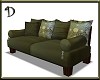 D's Mroke Green Sofa