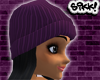 602 Plum Skully Bk Hair