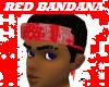 Red 4 head bandana