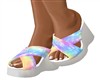 TYE DYE Wedge Sandals