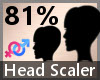 Head Scaler 81% F A