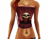 vampire skull corset
