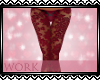 !Red Lacey Leggings BM!