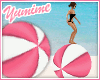 [Y] Pink Inflatable Ball