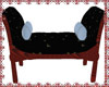 Black Floral Chaise