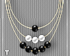 Black White Necklace