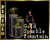 Gold Sparkle Fountain