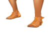 Orange Gladiator Sandals