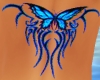 Tattoo Butterfly Blue MB