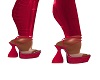 Red  Mara Jeans Shoes