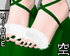 🦌 Xmas Sandals Green