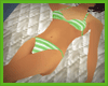 Green Stripe Bikini