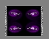 Purple~Crystal rug