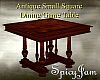 Antq Square Game Table