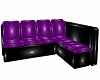 Purple PVC L Couch