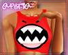 "A" Red Monster Top