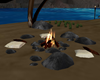 Romantic Island Bonfire