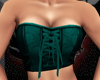 {A}Corsetted Top Green