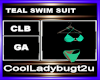 TEAL SWIM SUIT