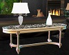 (L) WHITE SOFA TABLE