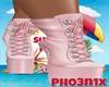 !PX SPARKLES PINK BOOTS