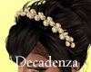 !D Gold pearl headband