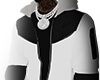 white&black track top