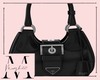 P Moon Bag Black F