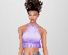 Purple Crop Top